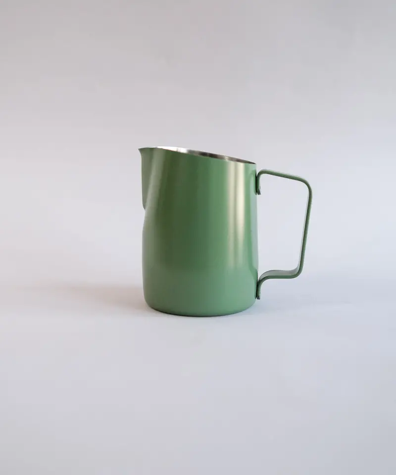 15Oz - Rowan - Slow Pour Supply® X Wpm Pitcher With Wide Spout In Moss Green For Morgan Drinks Coffee 1