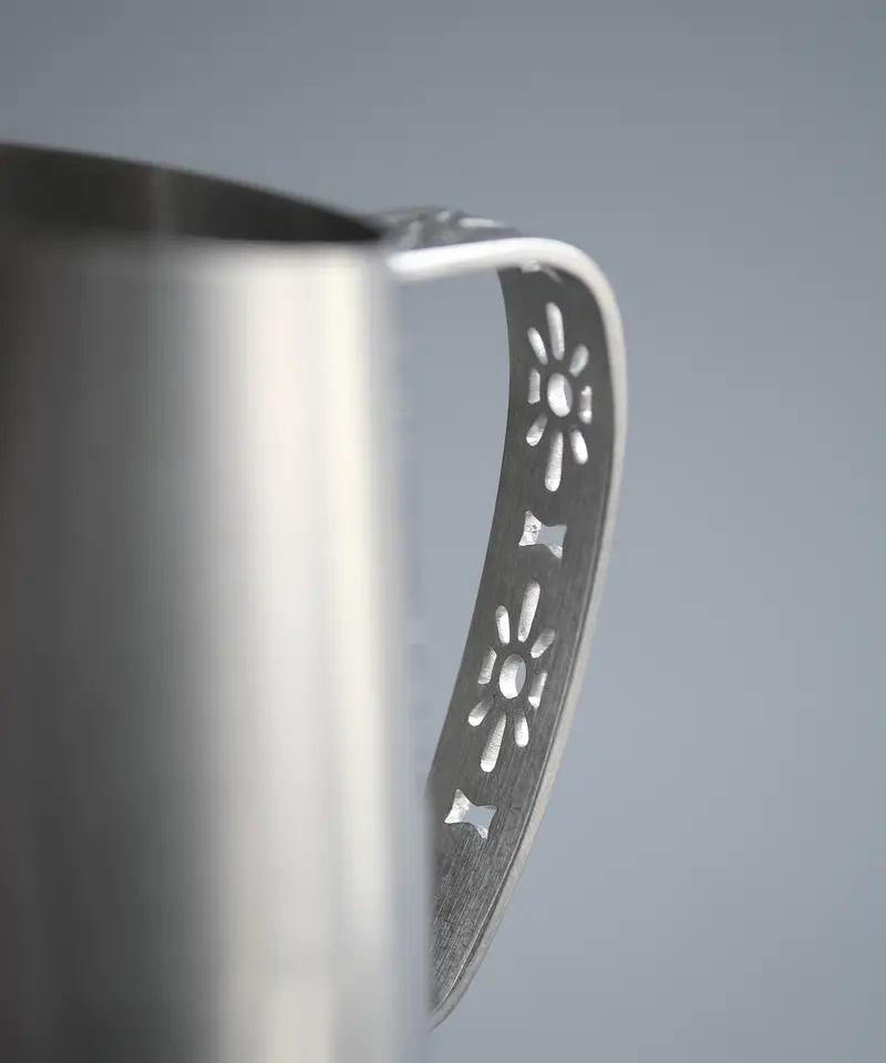 15Oz Wpm X Lu Daoqiang 15Oz Round Spout Pitcher In Textured Steel 1