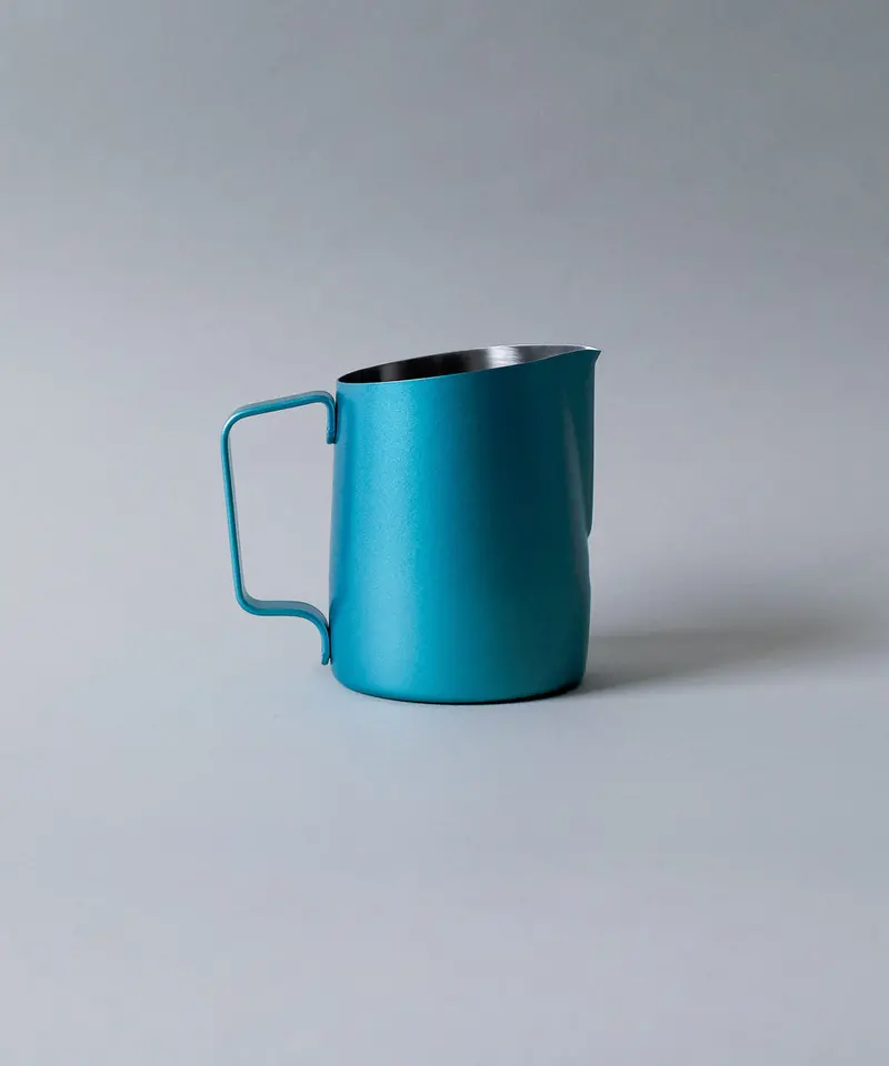 17Oz Latte Art Pitcher With Narrow Spout In Metallic Sapphire Blue 1