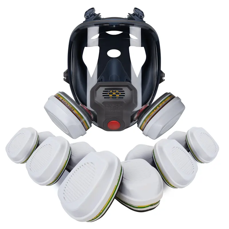 5 Maxpro P-3-O Filter Cartridge Bayonet Abek1p3 Filter Set - Free Irm-100 Industrial Respirator Mask! 1