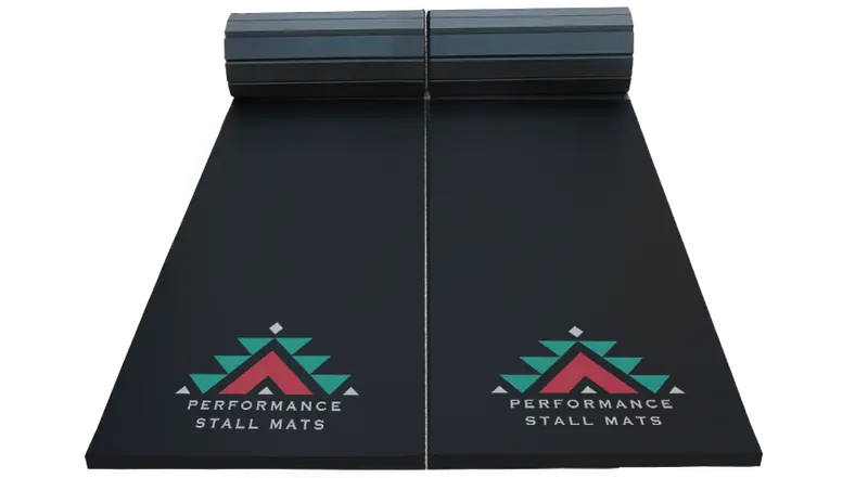 6X9 Portable Stall Mat Kit Black 1