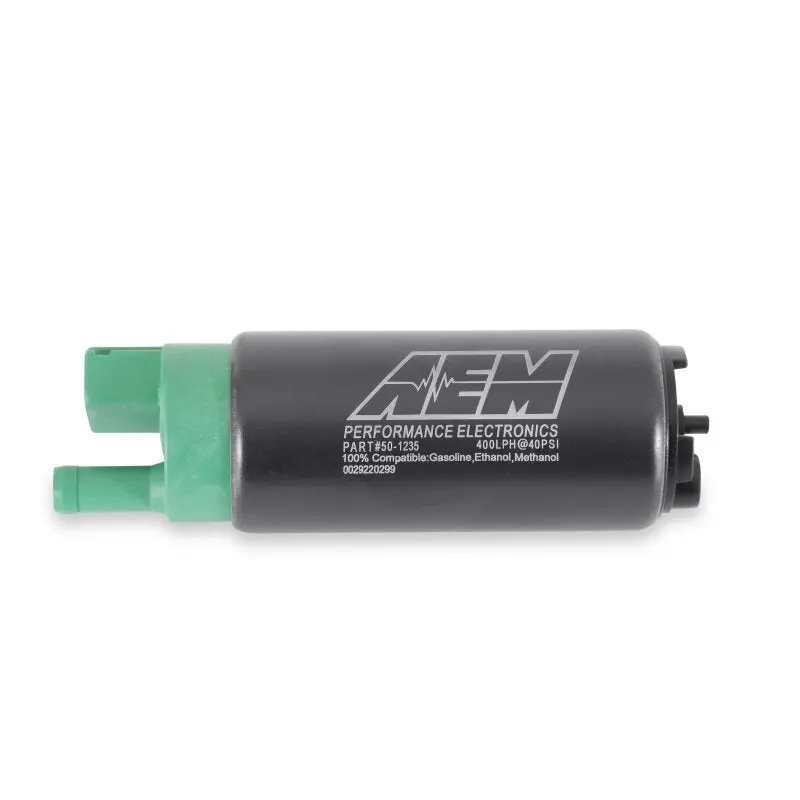 Aem 400 Lph E85 Compatible Fuel Pump Kit - Single Barb - Ethanol Compatible 1