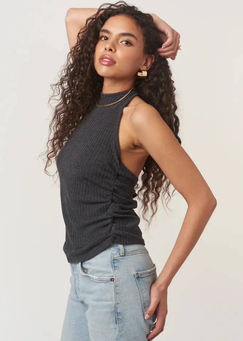 After The Rain Rib Halter Top 1