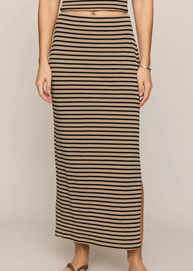 Ainslie Stripe Midi Skirt 1