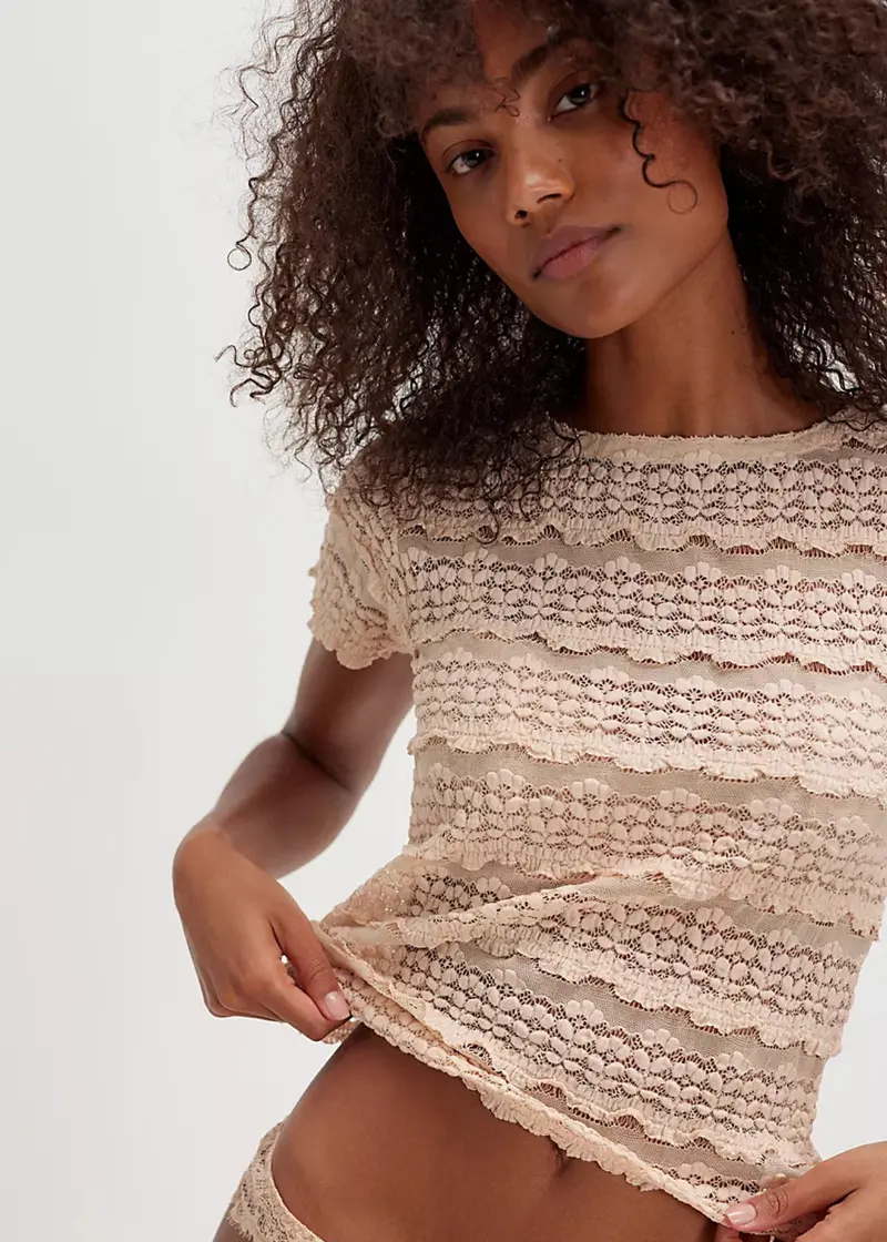 Angelina Lace Tee 1