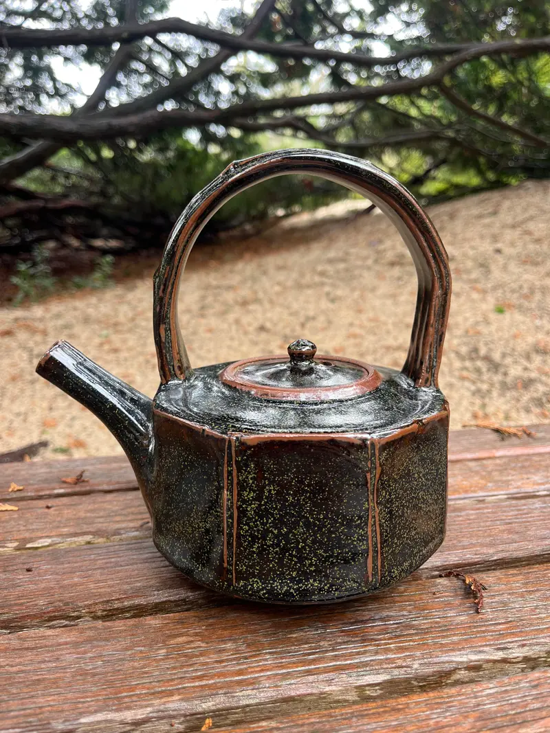 Ann Barzola Black Teapot 1