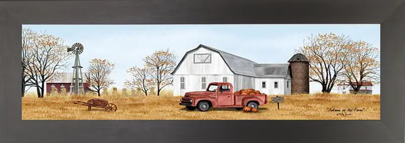Autumn On The Farm By Artist Billy Jacobs Bj1191 1