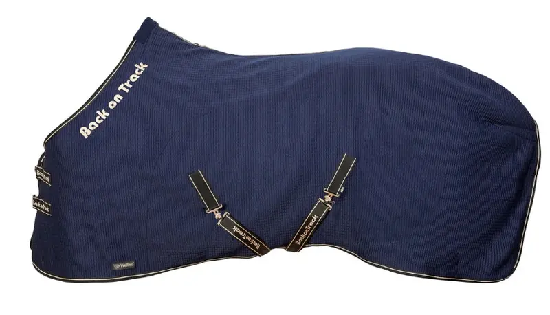 Back On Track Quick Cooler Sweat Blanket Navy 1