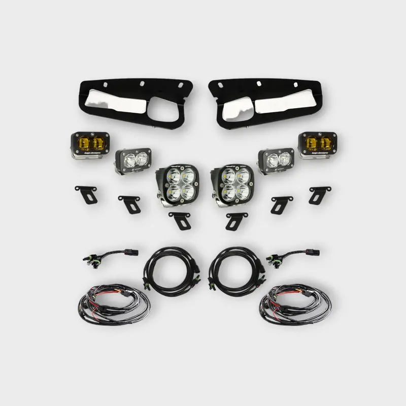 Baja Designs - Ford Bronco S2 Sae Amber Fpk Sportsmen For Oem Steel Bumper 1