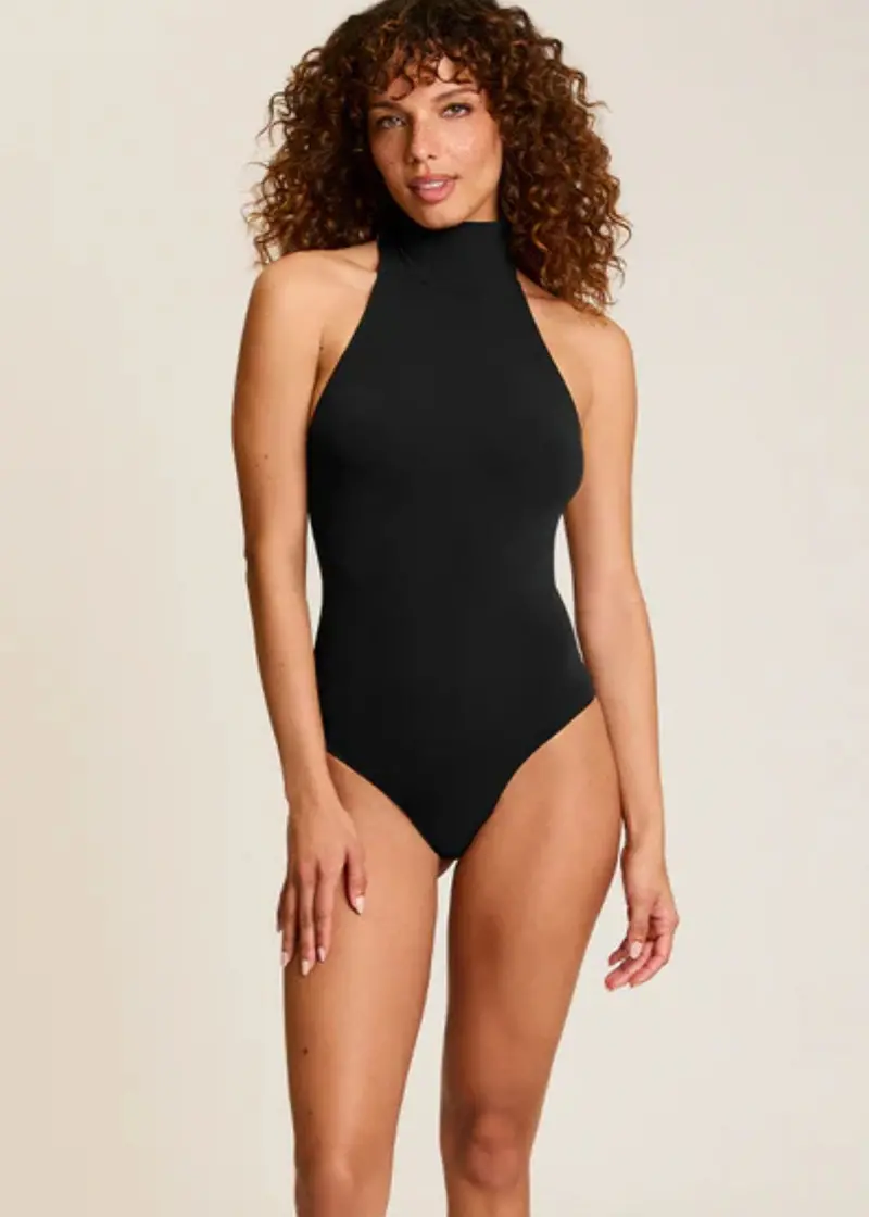 Ballet Turtleneck Halter Bodysuit 1
