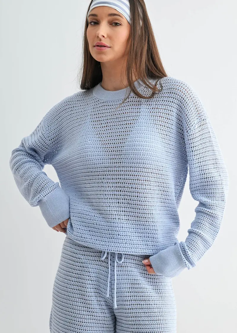 Breezy Crochet Pullover 1