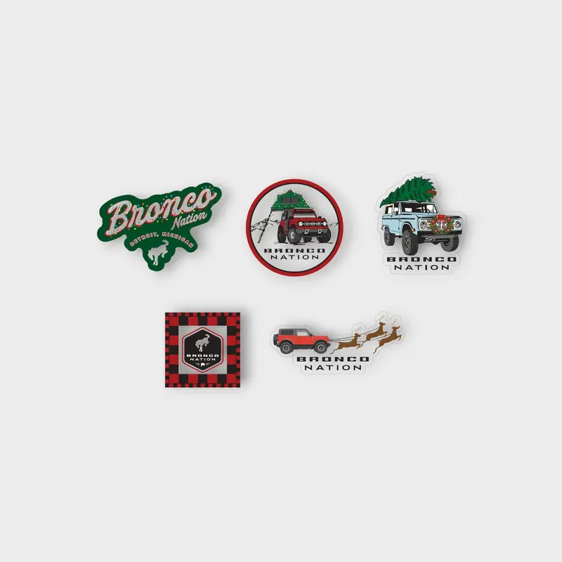 Bronco Nation - Holiday Sticker Pack 1