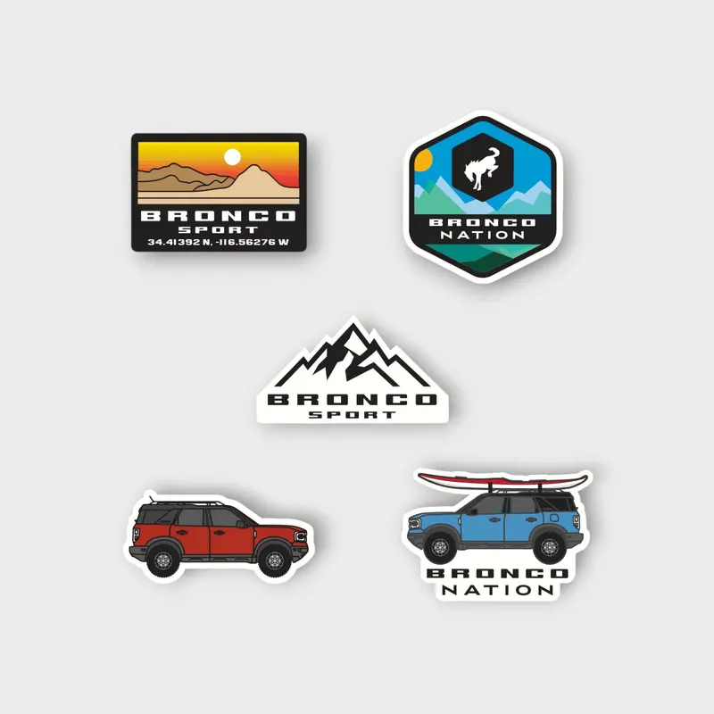Bronco Nation - Sport Sticker Pack 1
