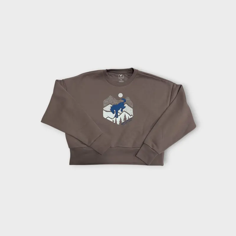 Bronco Nation - Women's Moonlight Cropped Crew 1