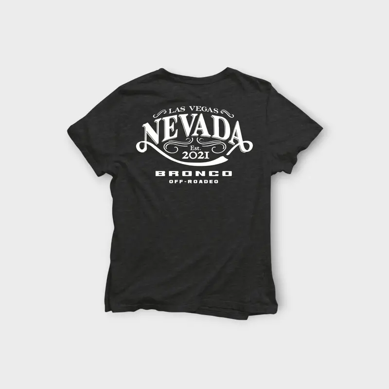 Bronco Off-Roadeo Men’s Top – Old Town Nevada Inspired Design