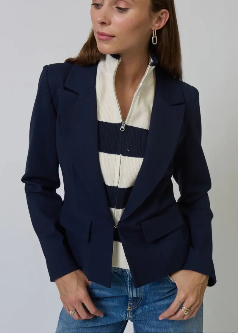 Chelsea Rugby Stripe Sweater Dickey Jacket 1