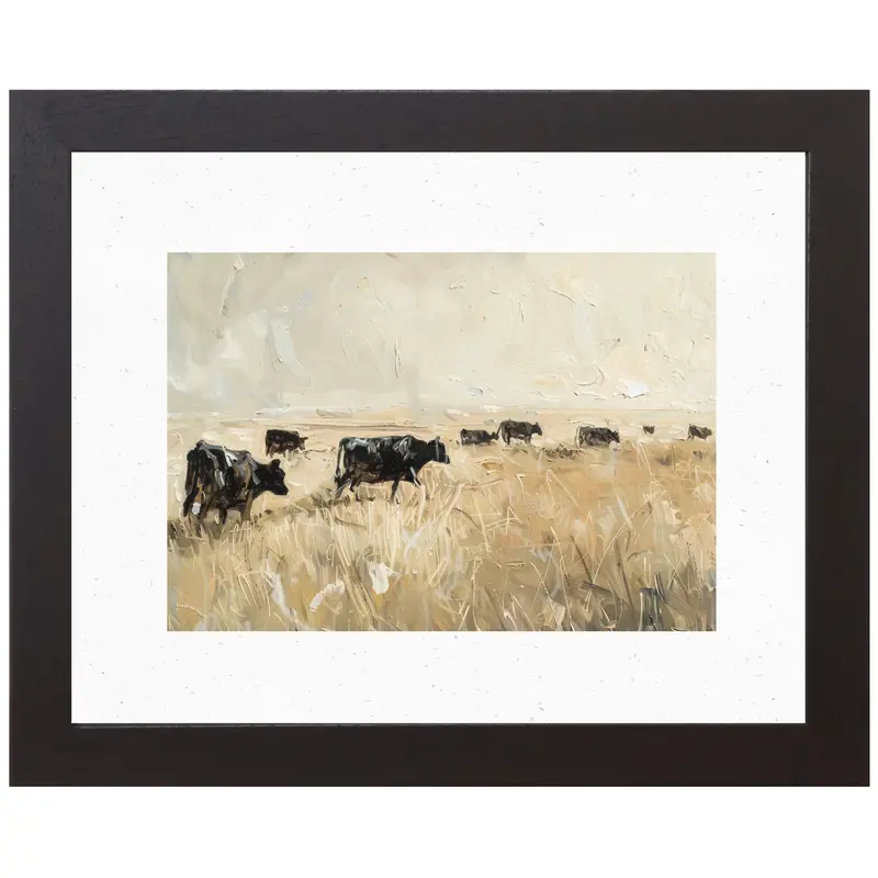 Cows In The Field By Summer Snow Ns326 1