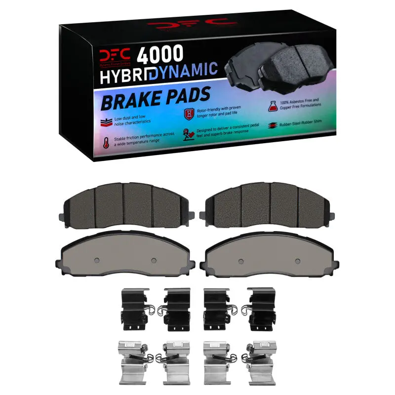 Dfc 11-25 Ford F-250 2Wd (Super Duty) Front 4000 Hybridynamic Brake Pads And Hardware Kit 1