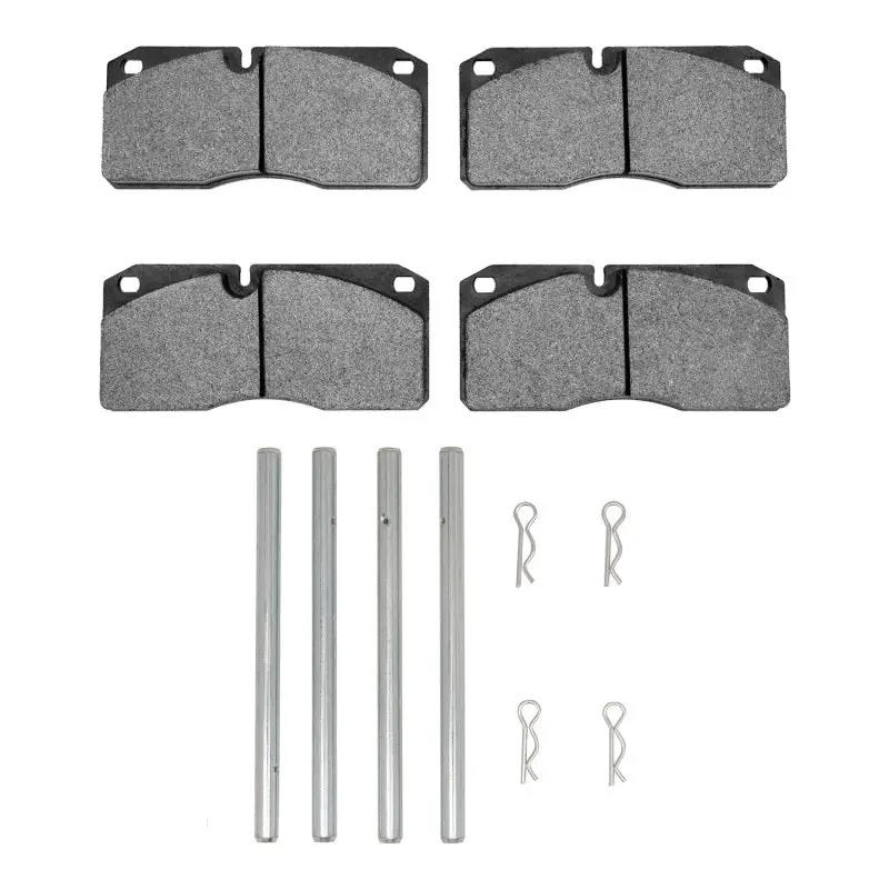 Dfc 87-12 Damon Daybreak Front/Rear 4000 Hybridynamic Brake Pads And Hardware Kit 1