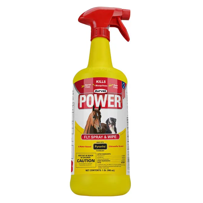 Durvet Power Fly Spray & Wipe 1