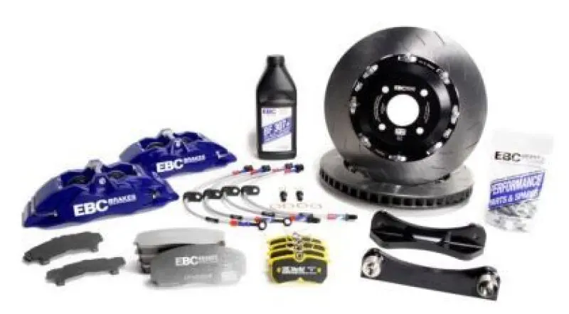 Ebc Racing 93-02 Toyota Supra 3.0Tt Blue Apollo-6 Calipers 355Mm Rotors Front Big Brake Kit 1