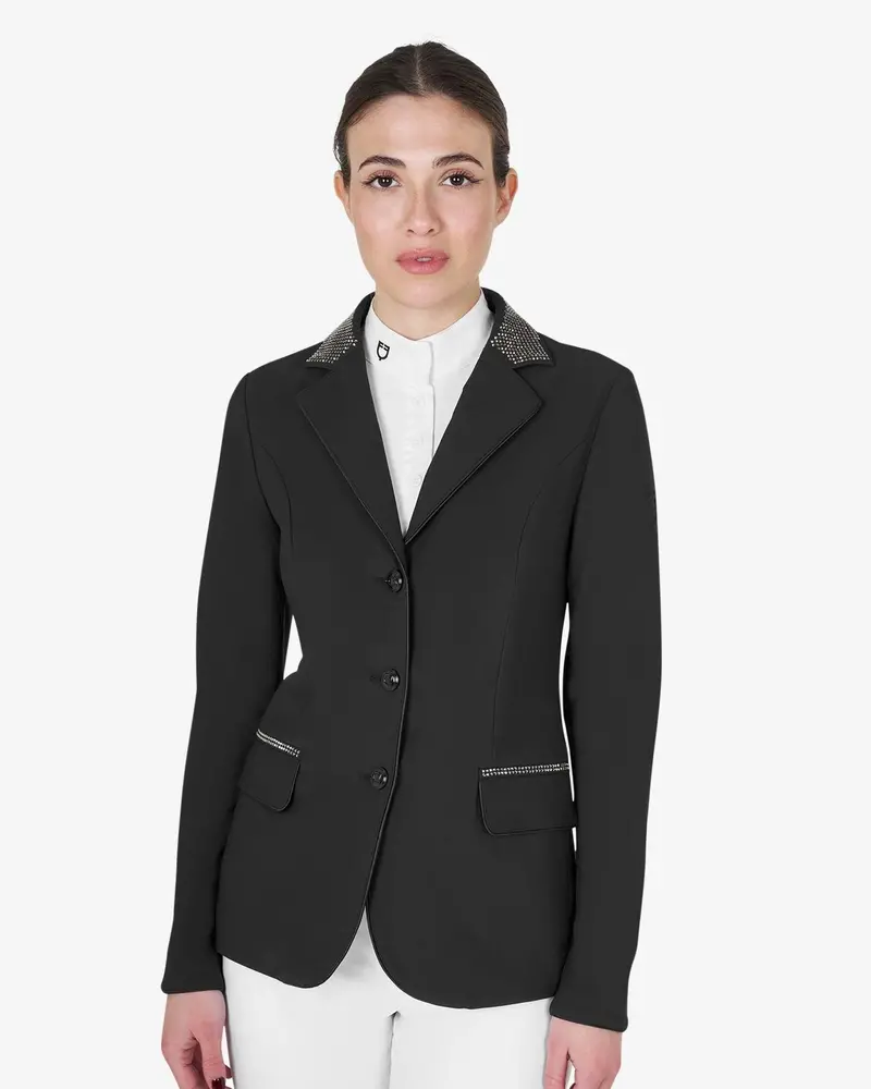 Equestro Black Label Competition Strass Riding Jacket 1
