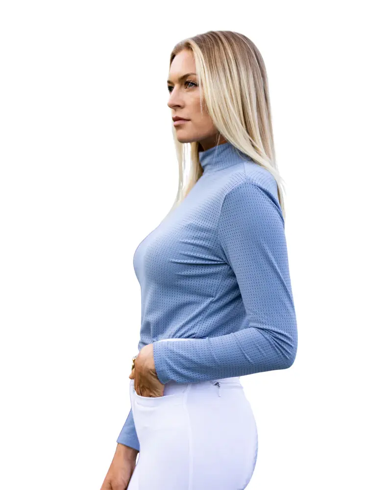 Equisite Alesia Perforated Tech Shirt 1