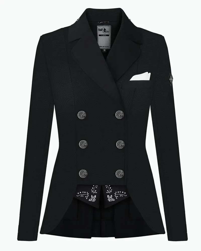 Fair Play Alissa Fleur Mesh Short Tail Coat 1
