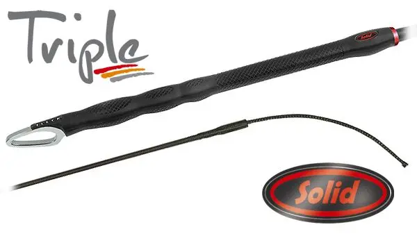 Fleck Triple Balance-Grip Whip 1