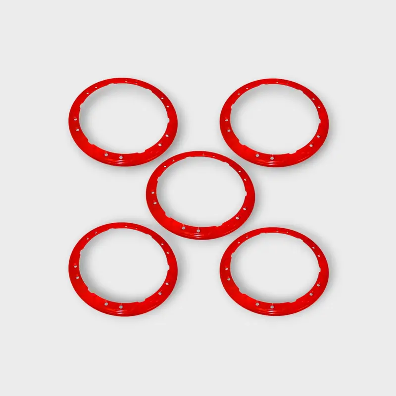 Ford Performance - 2021-2023 Bronco Bead Lock Trim Ring Kit - Red 1