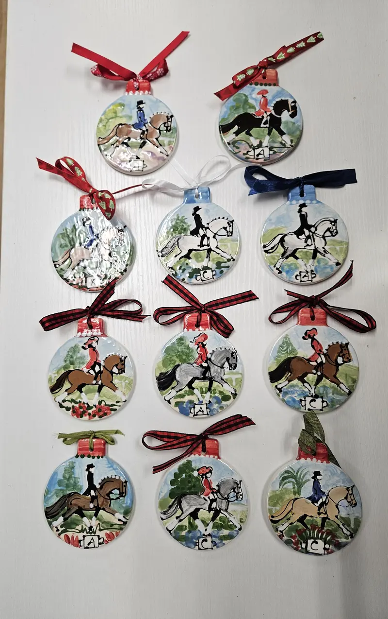 Frederique Hand Painted Ornaments 1