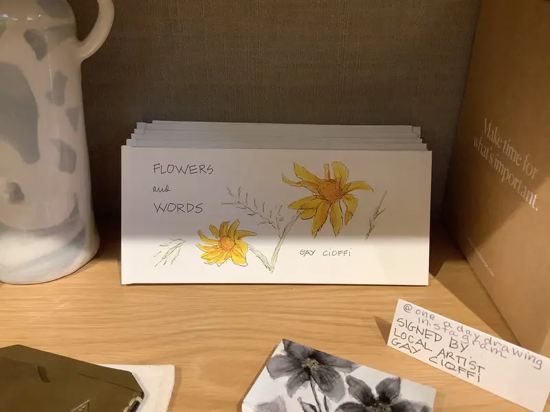 Gay Cioffi Flowers And Words Book 1