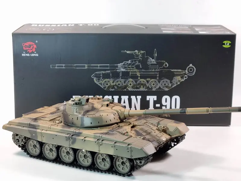 Heng Long 1:16 Rc Tank "Russian T90" Smoke Sound Bb Ir 2.4G Version 7 1