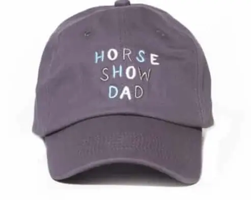 Horse Show Dad Ball Cap 1