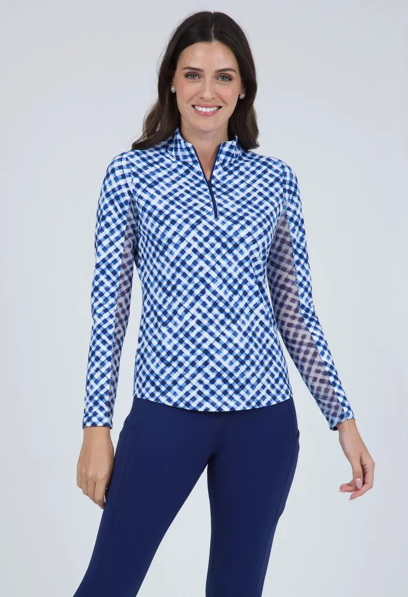 Ibkul Sun Shirt Mock Neck 2