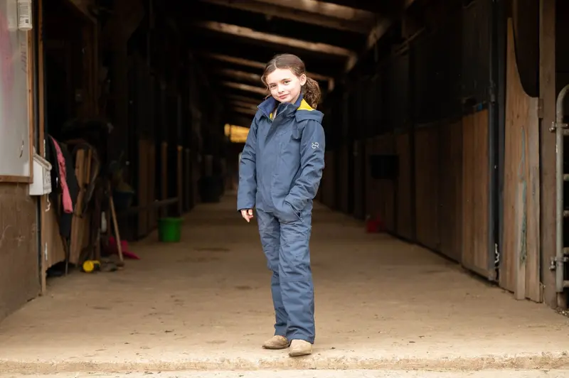 Kid's Winter Insulated Jumpsuit - Blue Nights 1