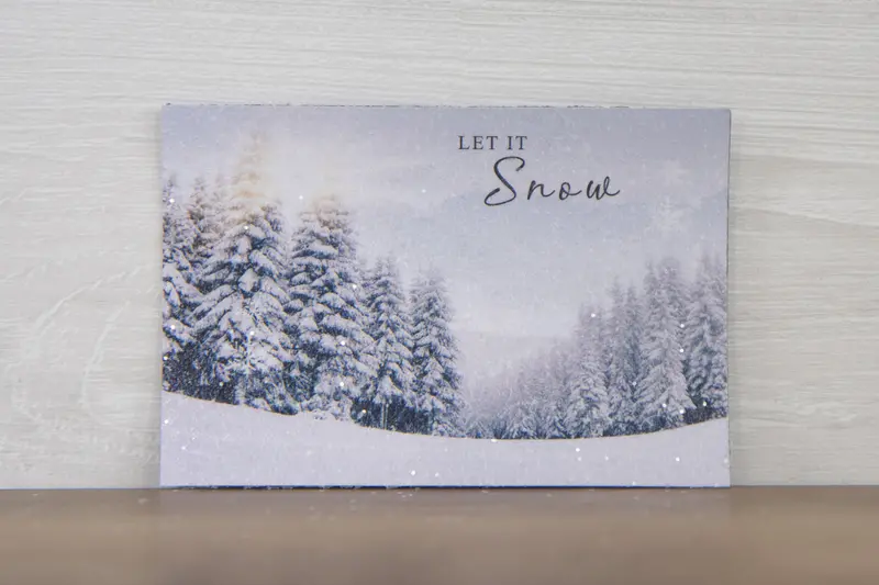 Let It Snow Magnet – Winter Forest Decor Snc12m 1