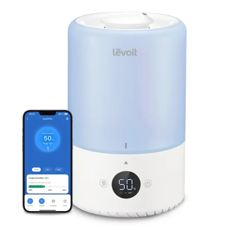 Levoit Dual 200S Smart Top-Fill Ultrasonic Humidifier Blue 1