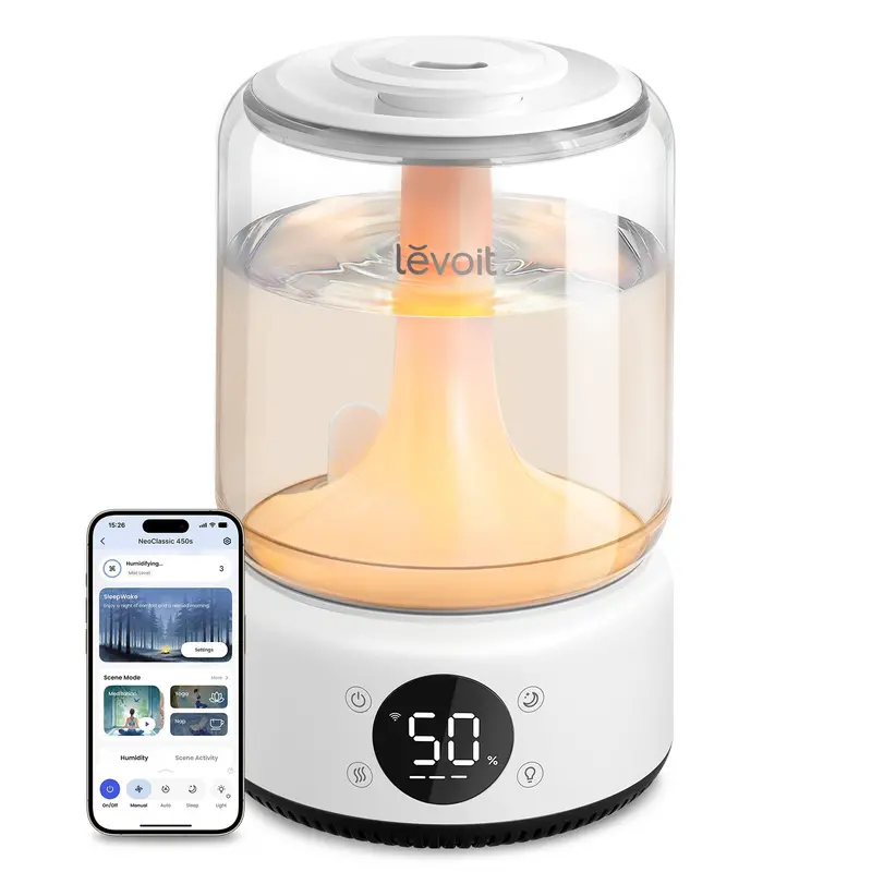 Levoit Neo 450S Smart Humidifier – 4.2L, App & Voice Control, 42H Runtime, Scene Mode 1