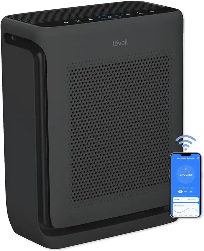 Levoit Vital 200S-P Smart Air Purifier - Black 1