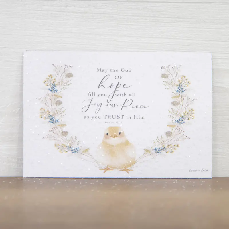 May The God Of Hope Fill You Magnet – Romans 15:13 Christian Spring Decor | Sn4m 1