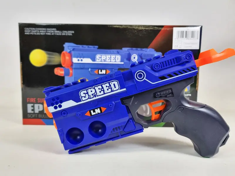 Nerf Bullet Soft Dart Gun 2 In 1 Air Power Kids Army Toy Soft Ball Firing Playset Boys Girls Gift 1