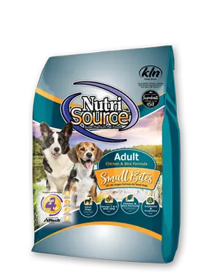 Nutrisource Adult Small Bites Chicken & Rice Recipe 1