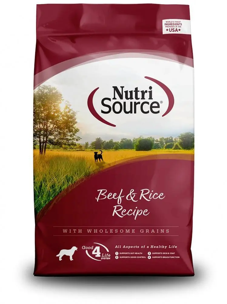 Nutrisource Beef & Brown Rice Recipe Dry Dog Food 1