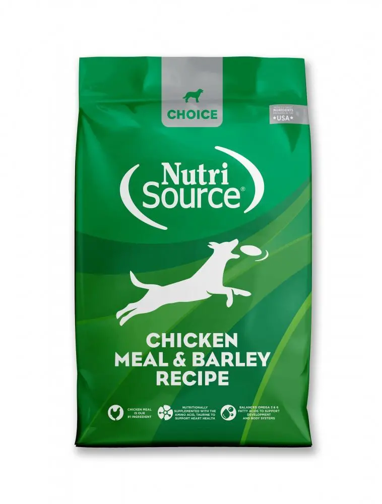 Nutrisource Choice Chicken Meal & Barley Recipe Dry Dog Food 1