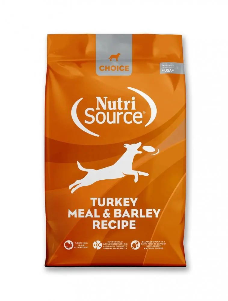 Nutrisource Choice Turkey Meal & Barley Recipe Dry Dog Food 1