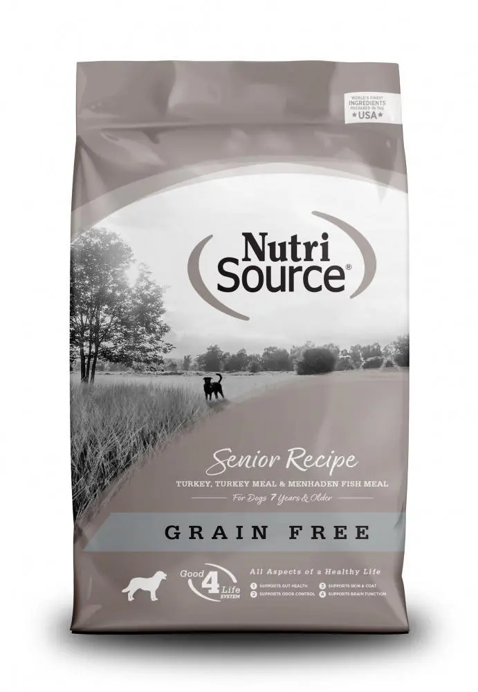Nutrisource Grain Free Senior Recipe Dry Dog Food 1