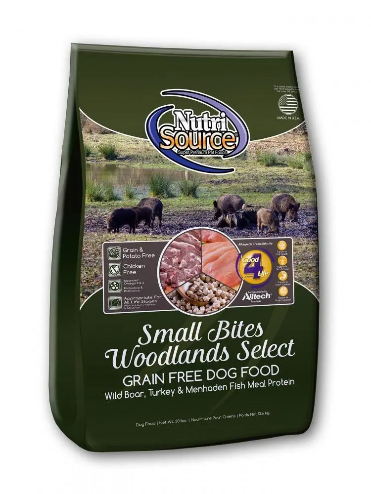 Nutrisource Grain Free Woodlands Select Small Bites Dry Dog Food 1