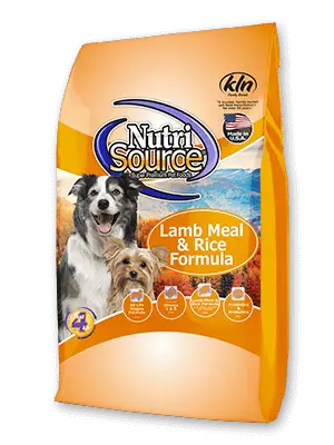 Nutrisource Lamb Meal & Rice Recipe Dog Food 1