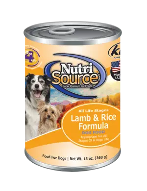 Nutrisource Lamb & Rice Canned Dog Food 1
